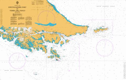 South-Eastern Part of Tierra del Fuego Marine Chart - Nautical Charts App