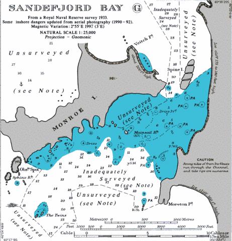Sandefjord Bay Marine Chart - Nautical Charts App