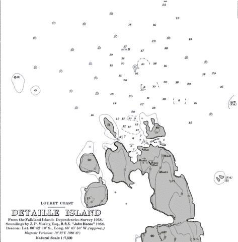 Detaille Island Marine Chart - Nautical Charts App