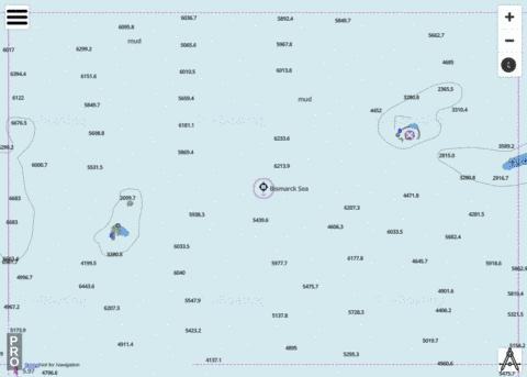 Bismarck Sea - Ottilien Reef to Whirlwind Reef Marine Chart - Nautical Charts App