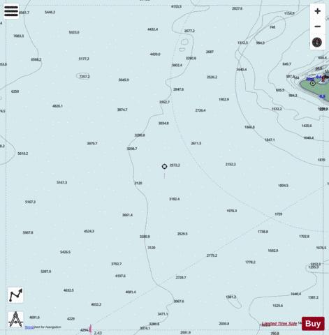 Indian Ocean - Cell 1 Marine Chart - Nautical Charts App