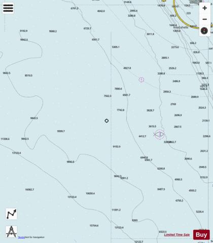 Indian Ocean - Cell 27 Marine Chart - Nautical Charts App