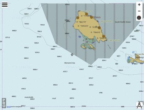Bismarck Sea - Mussau Island Marine Chart - Nautical Charts App