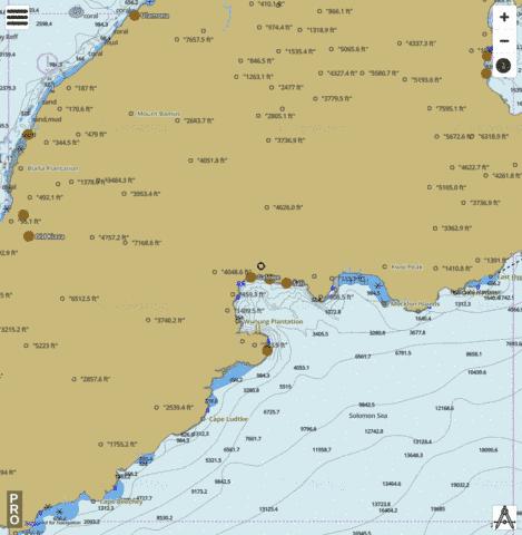 Solomon Sea - Cape Beechy to Capr Kwoi Marine Chart - Nautical Charts App