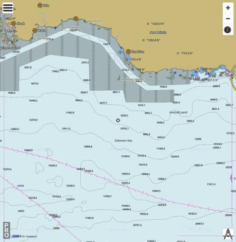 Solomon Sea - Arawe Harbour to Aivet Island Marine Chart - Nautical Charts App