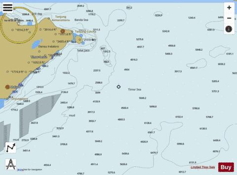 East Timor - Pulau Moa to East Timor Marine Chart - Nautical Charts App