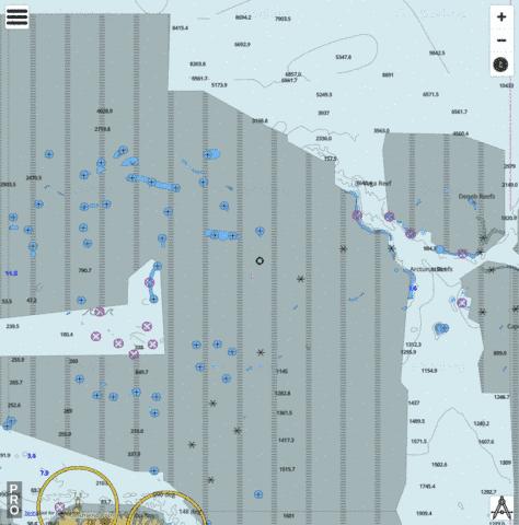 Papua New Guinea - North East Coast - Daia Point to Star Reefs Marine Chart - Nautical Charts App