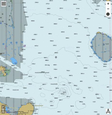 Solomon Sea - Egum Atoll to Normanby Island Marine Chart - Nautical Charts App