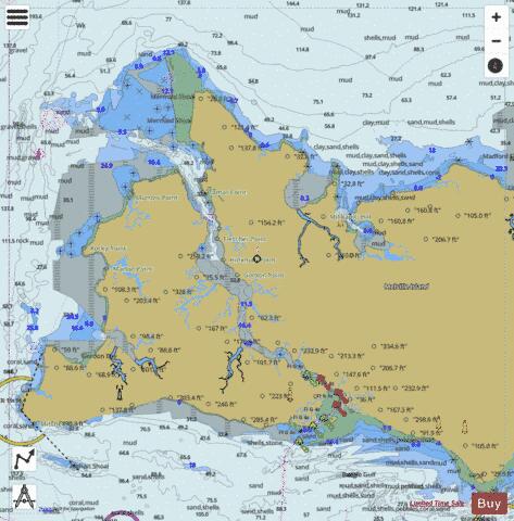 Timor Sea - Snake Bay to Cape Fourcroy Marine Chart - Nautical Charts App