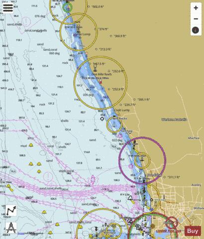 Western Australia - Lancelin to Rottnest Island Marine Chart - Nautical Charts App