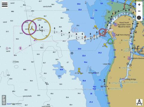 Australia - South Australia - Gulf St Vincent - Port Adelaide and approaches Marine Chart - Nautical Charts App