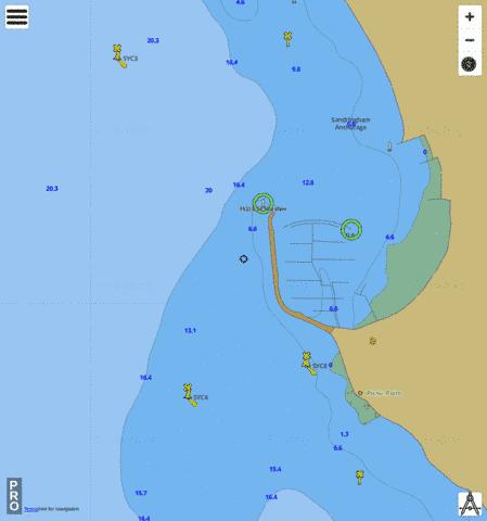 Port Phillip - Sandringham Marine Chart - Nautical Charts App