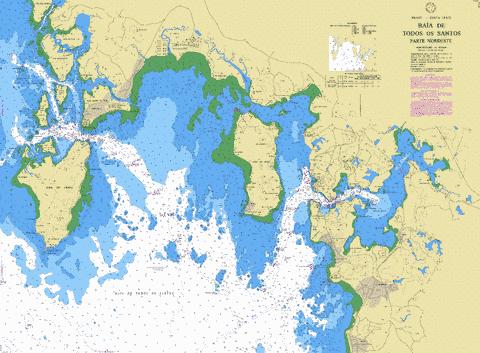 BAIA DE TODOS OS SANTOS  PARTE NORDESTE Marine Chart - Nautical Charts App