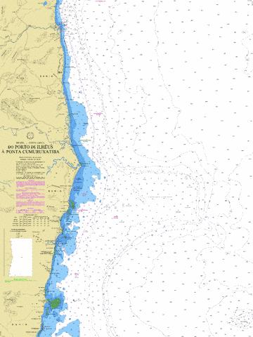 DO PORTO DE ILHEUS A PONTA CUMURUXATIBA Marine Chart - Nautical Charts App
