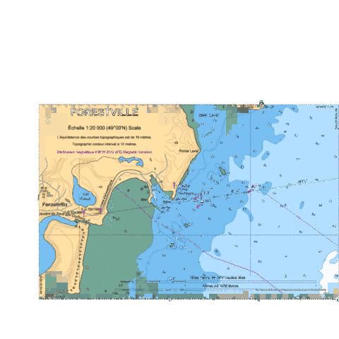 FORESTVILLE Marine Chart - Nautical Charts App