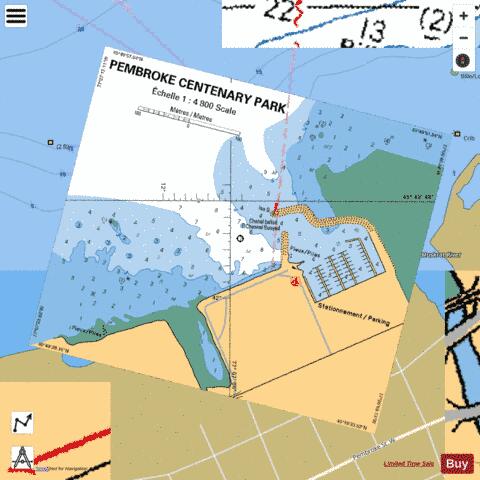 PEMBROKE CENTENARY PARK Marine Chart - Nautical Charts App