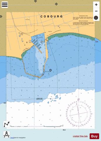COBOURG HARBOUR Marine Chart - Nautical Charts App