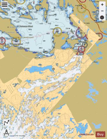 SOUTH CHANNEL AMANDA ISLAND TO/� PARRY SOUND Marine Chart - Nautical Charts App