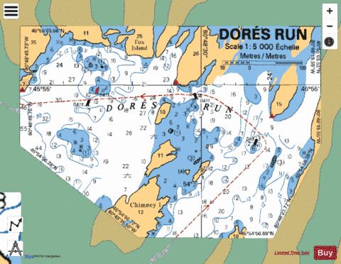 DOR�S RUN Marine Chart - Nautical Charts App