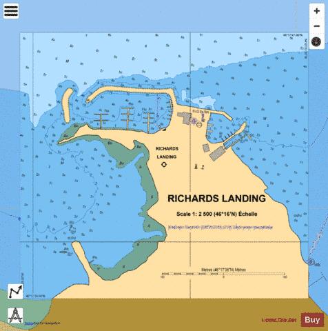 RICHARDS LANDING Marine Chart - Nautical Charts App