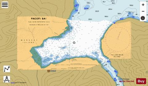 PACOFI BAY Marine Chart - Nautical Charts App