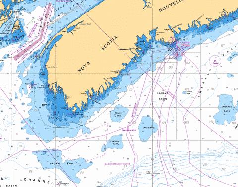 YARMOUTH TO/A HALIFAX (Marine Chart : CA4012_1) | Nautical ...