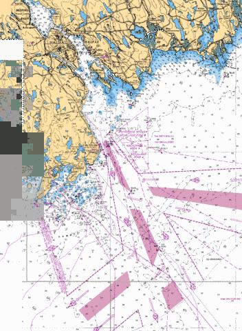 APPROACHES TO / APPROCHES DE HALIFAX HARBOUR Marine Chart - Nautical Charts App
