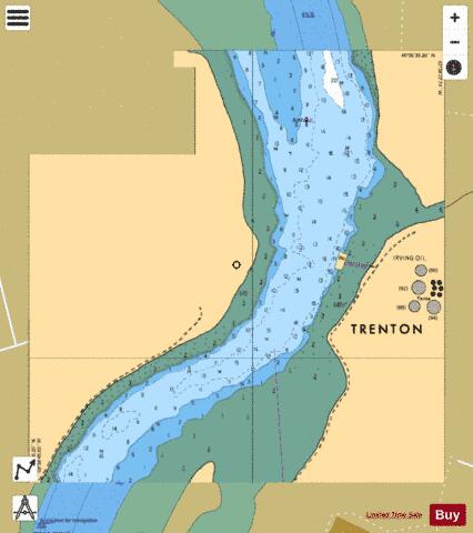 TRENTON Marine Chart - Nautical Charts App