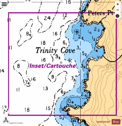 TRINITY COVE Marine Chart - Nautical Charts App