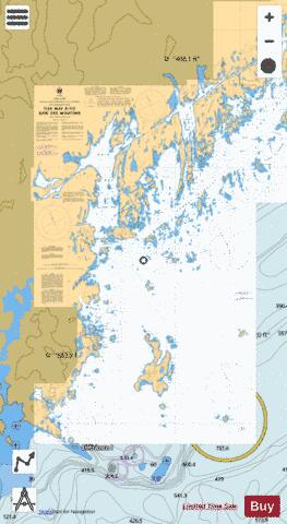 �LES BUN �/TO BAIE DES MOUTONS,NU Marine Chart - Nautical Charts App