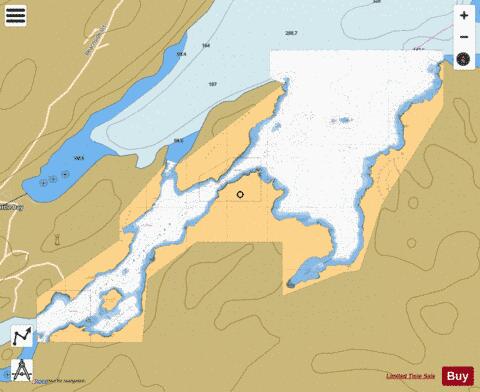LIITLE BAY ARM AND APPROACHES / ET LES APPROCHES Marine Chart - Nautical Charts App