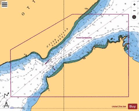 OTTER ISLAND NARROWS Marine Chart - Nautical Charts App