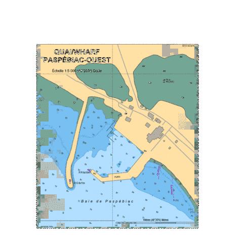 QUAI/WHARF PASPEBIAC-OUEST,NU Marine Chart - Nautical Charts App