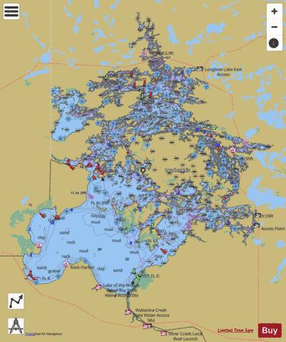LAKE OF THE WOODS / LAC DES BOIS Marine Chart - Nautical Charts App