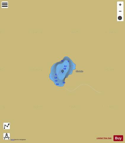 Ole Lake depth contour Map - i-Boating App