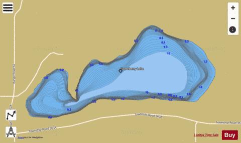 Gooseberry Lake depth contour Map - i-Boating App