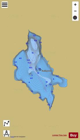 Gosling Lake depth contour Map - i-Boating App