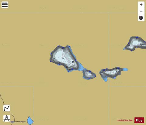 Estero 2 Lake (Cox Lake) depth contour Map - i-Boating App