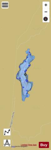 Arlington Lakes depth contour Map - i-Boating App