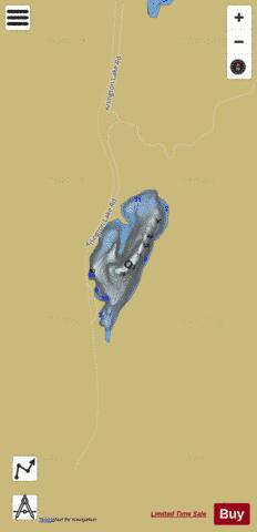 Arlington Lakes depth contour Map - i-Boating App