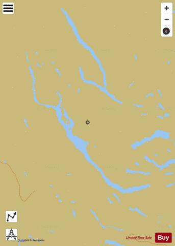 Lake Babine + Nilkitkwa depth contour Map - i-Boating App