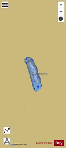 Baptiste Lake depth contour Map - i-Boating App