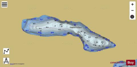 Benson Lake depth contour Map - i-Boating App
