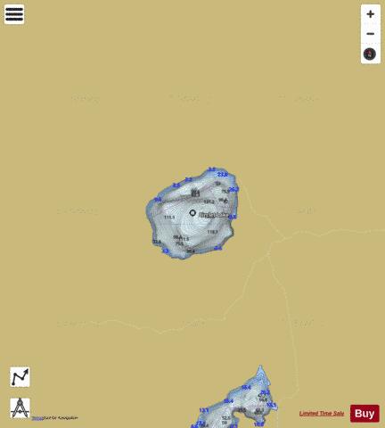 Circlet Lake depth contour Map - i-Boating App