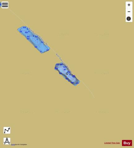 Comfort Lake depth contour Map - i-Boating App