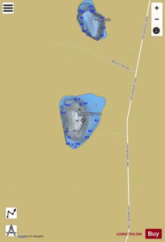 Dunalter Lake depth contour Map - i-Boating App
