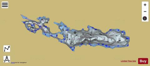 Elliott Lake depth contour Map - i-Boating App