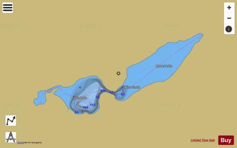 Fable Lake depth contour Map - i-Boating App