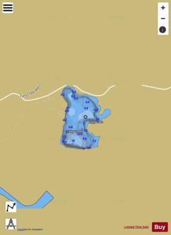 Fairy Lake depth contour Map - i-Boating App