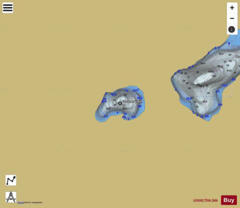 Faulkner Lake depth contour Map - i-Boating App
